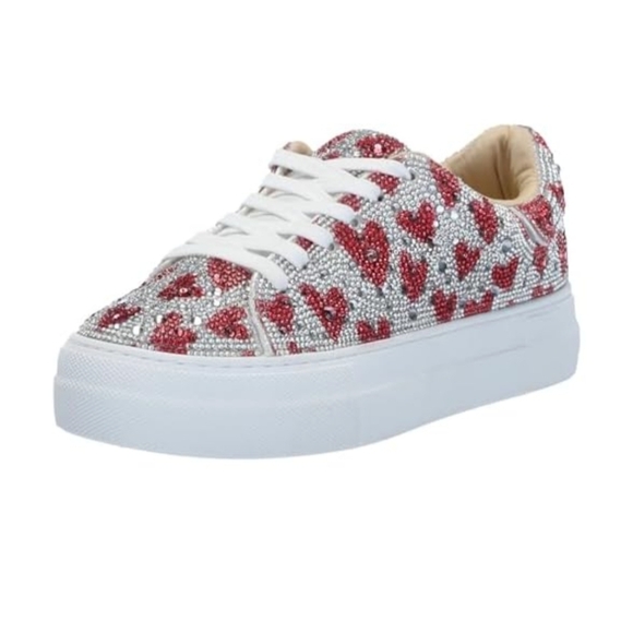 Betsey Johnson Women's Sidny Sneaker, Heart - Picture 3 of 8